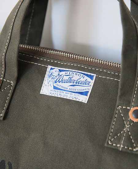 COLIMBO ������ TROOPER'S CANVAS TOTE - CUSTOM - (OLIVE)