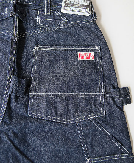 FREEWHEELERS �ե꡼�ۥ����顼�� THE IRONALL FACTORIES CO. Lot 102 DENIM OVERALLS (10oz INDIGO DENIM)