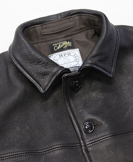 即決■COLIMBOコリンボ 12701 STOCKMAN'S LEATHER COAT ストックマンズレザーコート42 ブラック メンズ