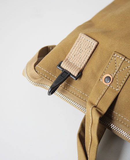 COLIMBO ������ TROOPER'S CANVAS TOTE - CUSTOM - (KHAKI)