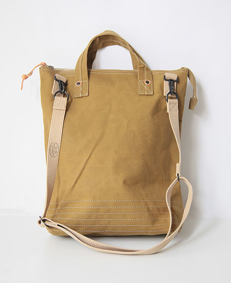 COLIMBO ������ TROOPER'S CANVAS TOTE - CUSTOM - (KHAKI)