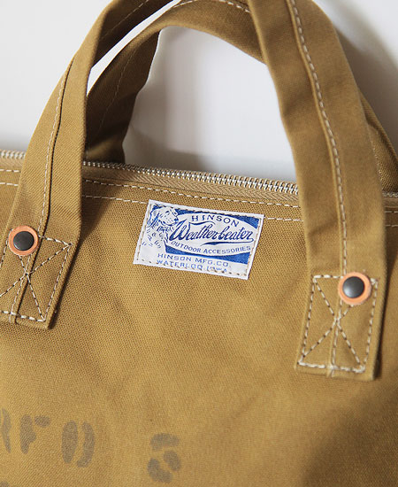 COLIMBO ������ TROOPER'S CANVAS TOTE - CUSTOM - (KHAKI)