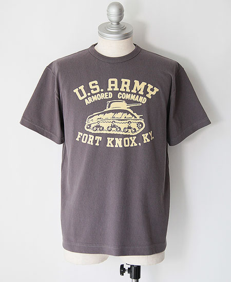 COLIMBO ������ NORWALK TEE SHIRT S/S " TANK COMMAND " (MOUSE GRAY)