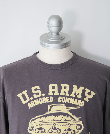 COLIMBO ������ NORWALK TEE SHIRT S/S " TANK COMMAND " (MOUSE GRAY)