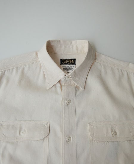 COLIMBO コリンボ HILLHEAD WORK SHIRT L/S PLAIN (NATURAL)