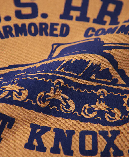 COLIMBO ������ NORWALK TEE SHIRT S/S " TANK COMMAND " (DESERT OCHRE)