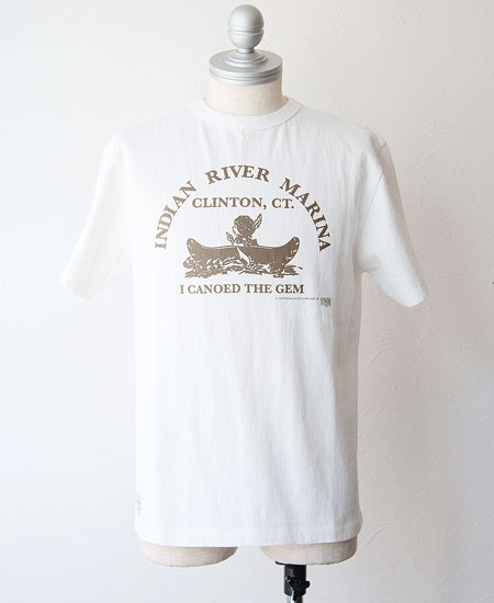 COLIMBO ������ PRINTED T-SHIRTS " Indian River Marina " (WHITE)