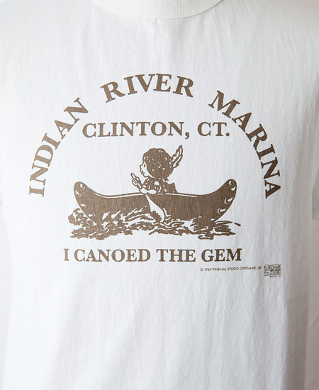 COLIMBO ������ PRINTED T-SHIRTS " Indian River Marina " (WHITE)