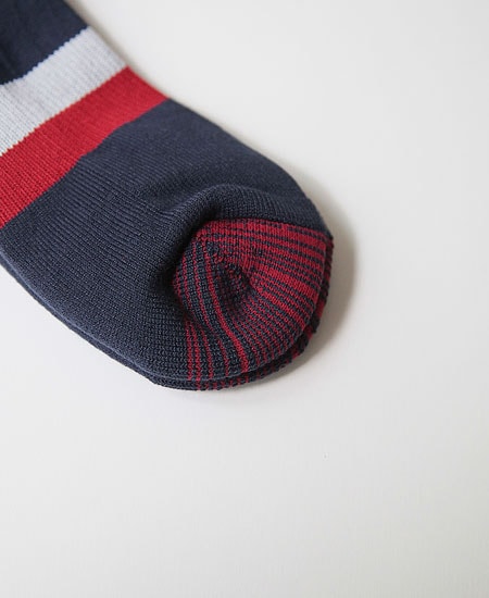 STEVENSON OVERALL CO. ���ƥ����֥󥽥� �����С������� OVER THE CALF ATHLETIC SOCKS (NAVY)