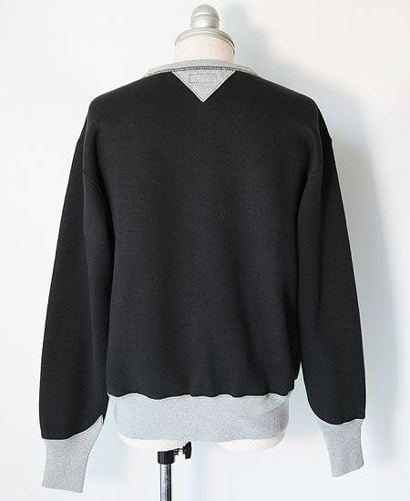 COLIMBO  KEYSTONE SWEAT SHIRT DUO-TONE (BLACK  GRAY)