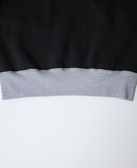 COLIMBO  KEYSTONE SWEAT SHIRT DUO-TONE (BLACK  GRAY)