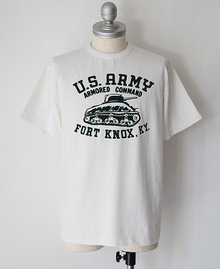 COLIMBO ������ NORWALK TEE SHIRT S/S " TANK COMMAND " (IVORY WHITE)