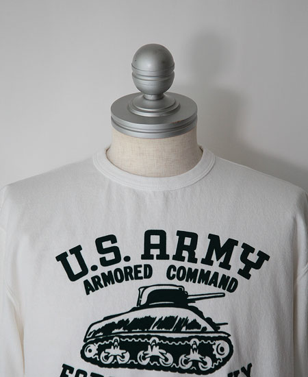 COLIMBO ������ NORWALK TEE SHIRT S/S " TANK COMMAND " (IVORY WHITE)