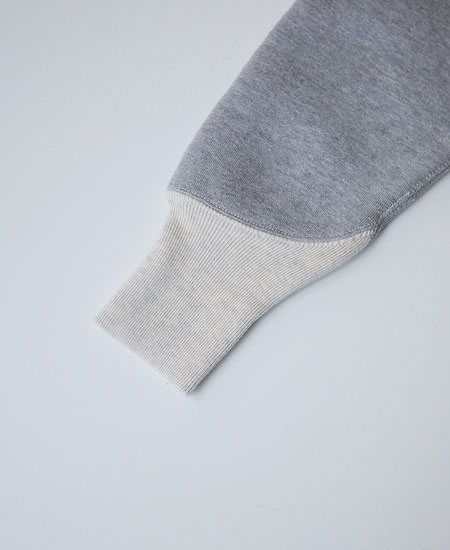 COLIMBO  KEYSTONE SWEAT SHIRT DUO-TONE (GRAY  OATMEAL)