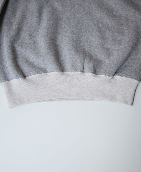 COLIMBO  KEYSTONE SWEAT SHIRT DUO-TONE (GRAY  OATMEAL)