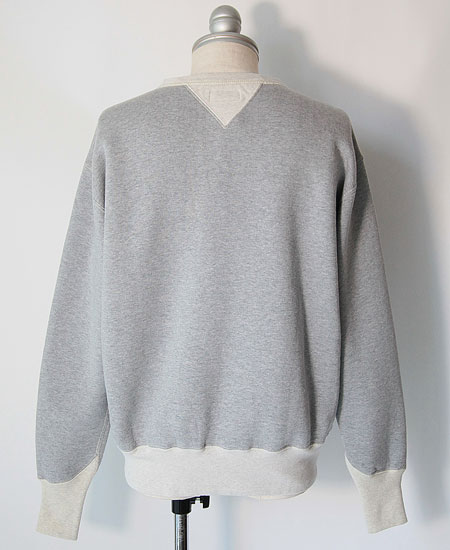 COLIMBO  KEYSTONE SWEAT SHIRT DUO-TONE (GRAY  OATMEAL)
