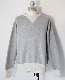 COLIMBO  KEYSTONE SWEAT SHIRT DUO-TONE (GRAY  OATMEAL)