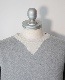 COLIMBO  KEYSTONE SWEAT SHIRT DUO-TONE (GRAY  OATMEAL)