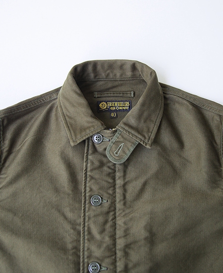 FREEWHEELERS �ե꡼�ۥ����顼�� DECK WORKER JACKET (DARK KHAKI GREEN)