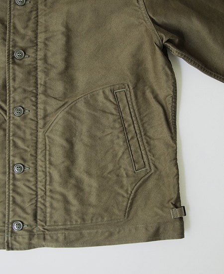 FREEWHEELERS �ե꡼�ۥ����顼�� DECK WORKER JACKET (DARK KHAKI GREEN)