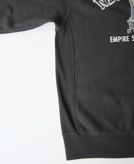 SECRET WORDS ��������å� ��� " NEW YORK " SECRET WEAVE SWEAT SHIRT  (FADE BLACK)