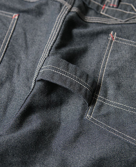 FREEWHEELERS ե꡼ۥ顼 " DERRICKMAN " OVERALLS (NAVY PIN STRIPE)