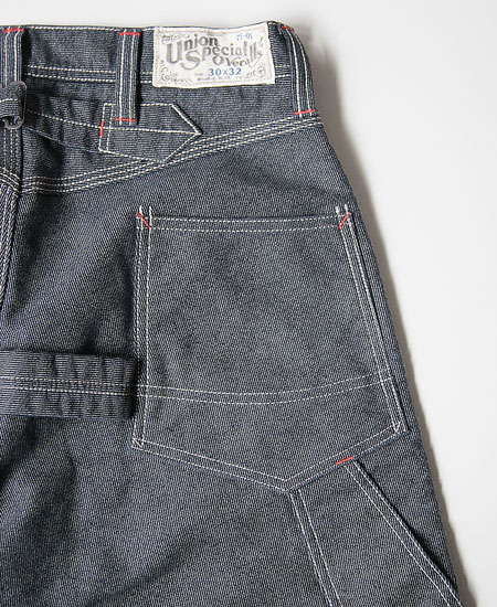 FREEWHEELERS ե꡼ۥ顼 " DERRICKMAN " OVERALLS (NAVY PIN STRIPE)