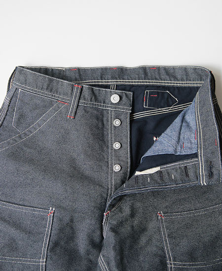 FREEWHEELERS ե꡼ۥ顼 " DERRICKMAN " OVERALLS (NAVY PIN STRIPE)