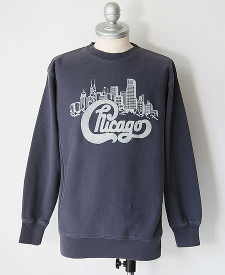 SECRET WORDS ��������å� ��� " CHICAGO " SECRET WEAVE SWEAT SHIRT  (EGGPLANT NAVY)