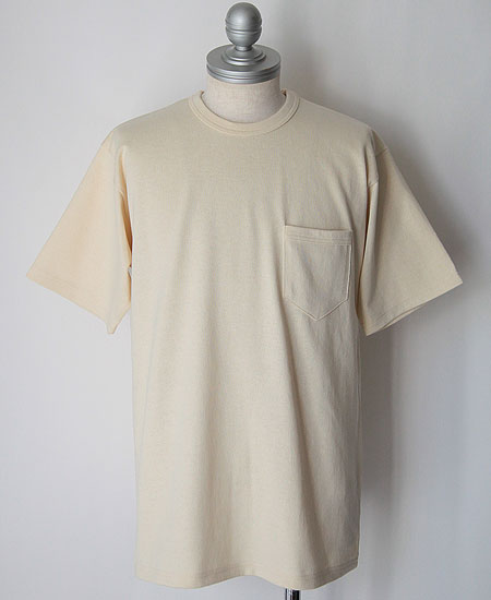 FREEWHEELERS �ե꡼�ۥ����顼�� SHORT SLEEVE POCKET T-SHIRT (STRAW CREAM)