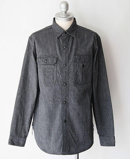 COLIMBO ������ BUTTE WORK SHIRT (BLACK)