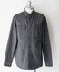 COLIMBO ������ BUTTE WORK SHIRT (BLACK)