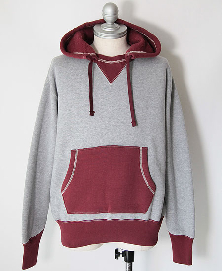 COLIMBO コリンボ BAZZARD'S ROOST SWEAT PARKA DUO-TONE (GRAY