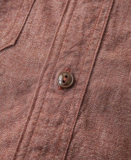 COLIMBO ������ BUTTE WORK SHIRT (BROWN)