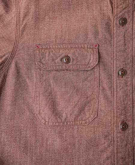 COLIMBO ������ BUTTE WORK SHIRT (BROWN)