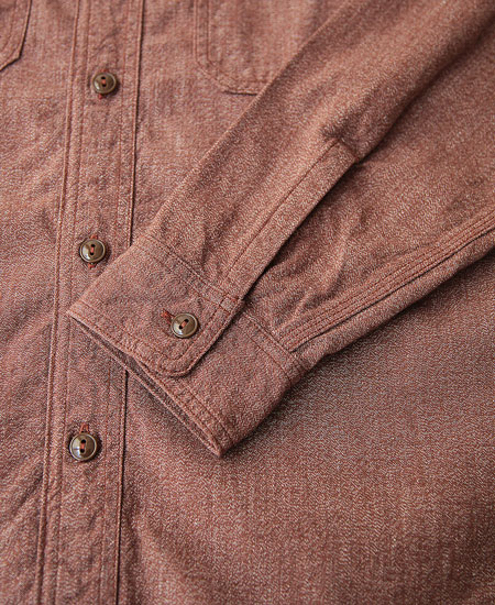 COLIMBO ������ BUTTE WORK SHIRT (BROWN)