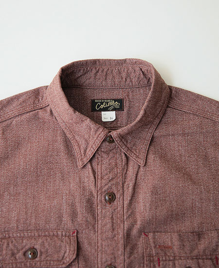 COLIMBO ������ BUTTE WORK SHIRT (BROWN)