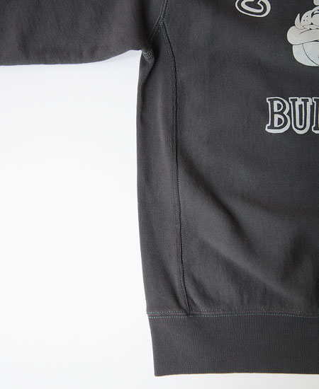 SECRET WORDS ��������å� ��� " CALIFORNIA BULLDOGS " SECRET WEAVE SWEAT SHIRT  (FADE BLACK)