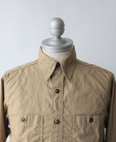 COLIMBO コリンボ 40S U.S.N UTILITY SHIRT TYPE N-3 CUSTOM (DESERT SAGE)