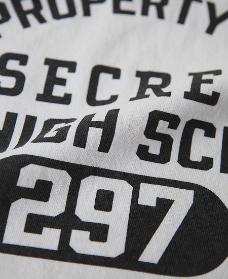 SECRET WORDS å  SECRET FOOTBALL T SHIRT " 4STEPS " (VANILLA)