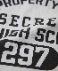 SECRET WORDS å  SECRET FOOTBALL T SHIRT " 4STEPS " (VANILLA)
