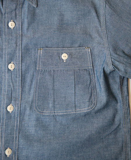 COLIMBO  WEST RUSSELL WORK SHIRT L/S (INDIGO)