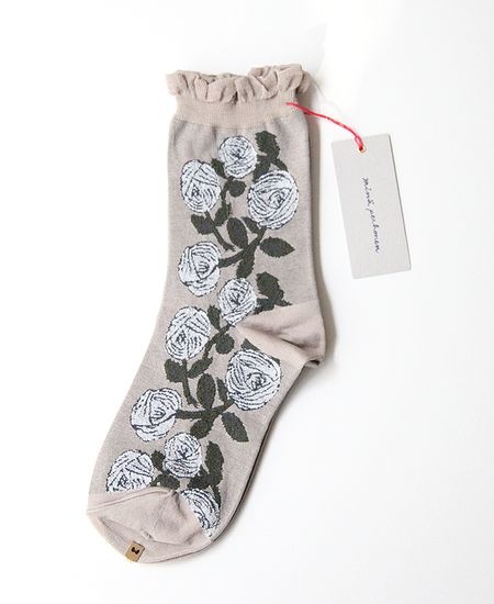 新品mina perhonen ミナペルホネンrozy ソックス靴下