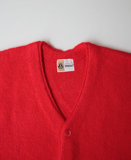 TOWNCRAFT �����󥯥�ե� ACRYLIC CARDIGAN (RED)
