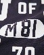SECRET WORDS å  SECRET FOOTBALL T SHIRT " 3STEPS " (EGG PLANT)
