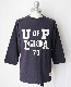 SECRET WORDS å  SECRET FOOTBALL T SHIRT " 3STEPS " (EGG PLANT)