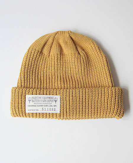 COLIMBO ������ SOUTH FORK KNIT CAP (DUSTY MUSTARD)