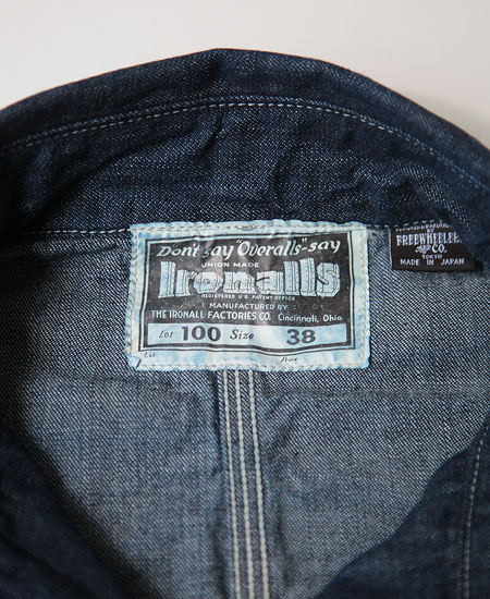 FREEWHEELERS �ե꡼�ۥ����顼�� THE IRONALL FACTORIES CO. Lot 100 DENIM JACKET (2026���٥�ǥ�)