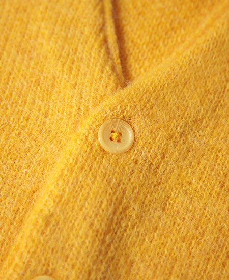 TOWNCRAFT �����󥯥�ե� ACRYLIC CARDIGAN (YELLOW)