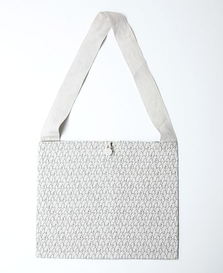 ミナペルホネン　post bag   lintu   white